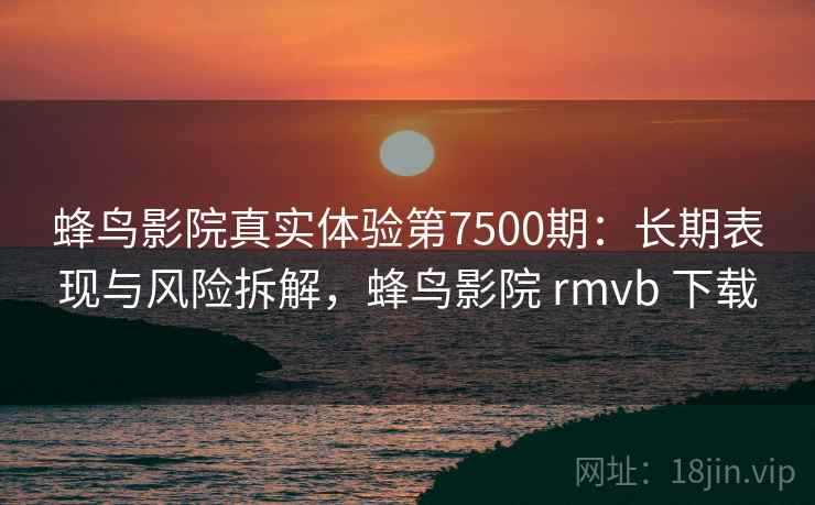 蜂鸟影院真实体验第7500期：长期表现与风险拆解，蜂鸟影院 rmvb 下载