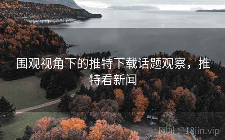 围观视角下的推特下载话题观察，推特看新闻