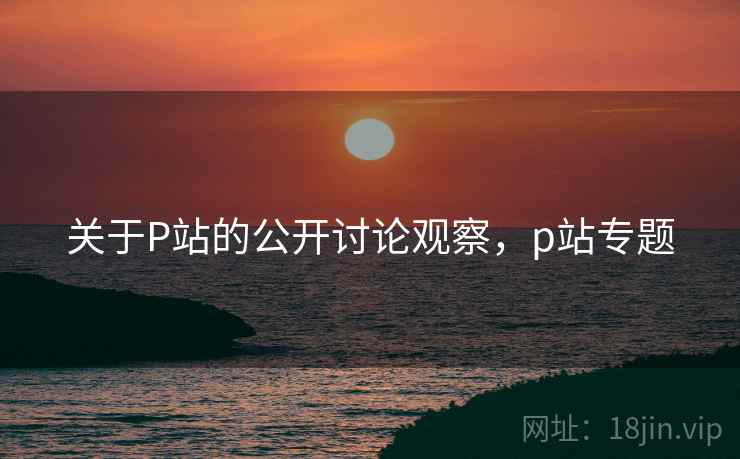 关于P站的公开讨论观察，p站专题