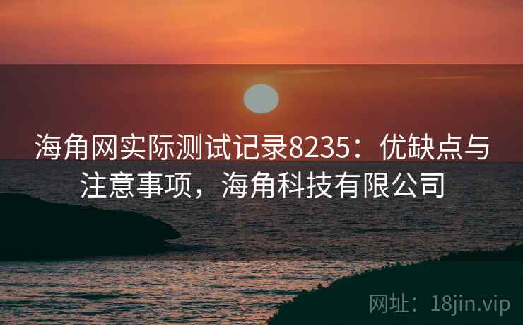 海角网实际测试记录8235：优缺点与注意事项，海角科技有限公司