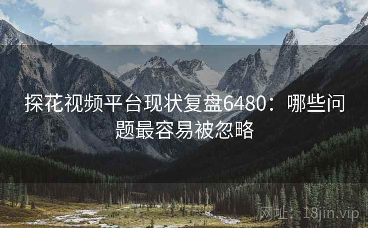 探花视频平台现状复盘6480：哪些问题最容易被忽略